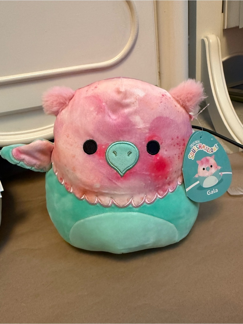 Squishmallows Gala Pink & Mint Bird Plush